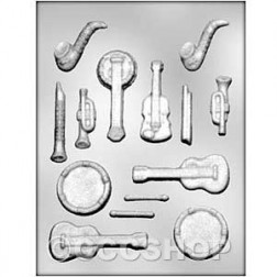 Music Instruments Chocolate Mould