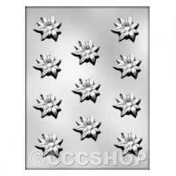 Poinsettia Leaf Chocolate Mould