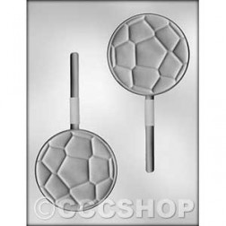 Flat Football Lollipop Mould