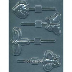Bugs Chocolate Lollipop Mould