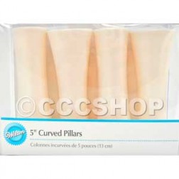 Curved Cake Pillar 5"