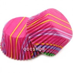 Snappy Stripes Mini Cake Cases