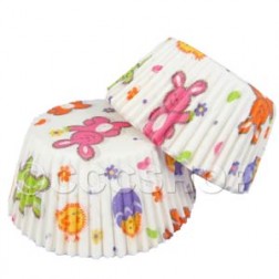 Fuzzy Bunny Muffin Cake Cases