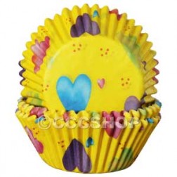 Happy Heart Cupcake Cases