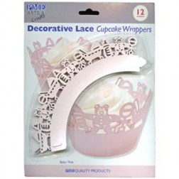 Pink Baby Cupcake Wrappers