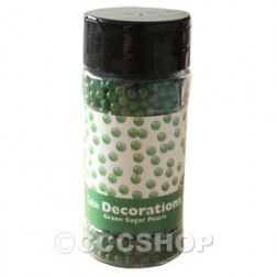 Green Sugar Pearls 4mm