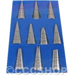 Boxed Set of 10 PME Icing Tubes