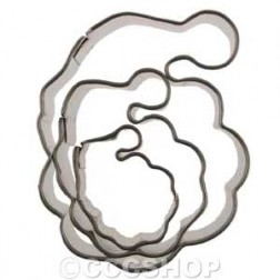 Small Santa Face Cutters