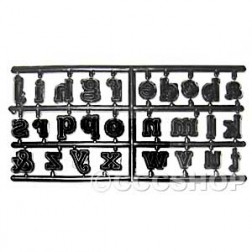 Alphabet Lowercase Patchwork Cutters