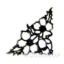 Corner Christmas Rose Patchwork Cutter