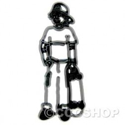 Skateboarder Patchwork Cutter