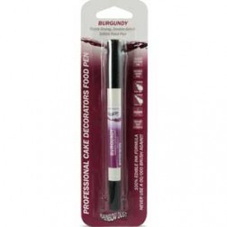 Burgundy Double Sided Food Pen