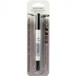 Silver Grey Double Sided Food Pen