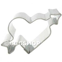 Heart with Arrow Mini Cookie Cutter