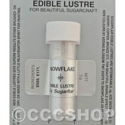 Snowflake Edible Lustre Dust