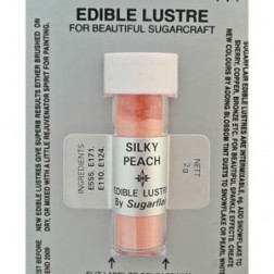 Silky Peach Edible Lustre Dust