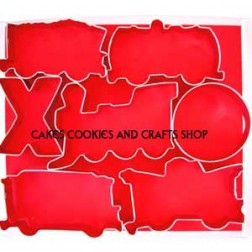Train Cookie Cutter Set 