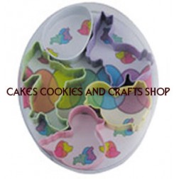 Easter Resin 5 pc Cookie Cutter Set
