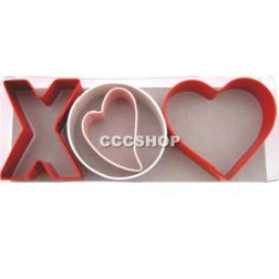 Hugs & Kisses Cookie Cutter Set