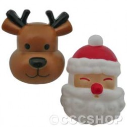 Santa and Reindeer Cake Rings -12 Pack