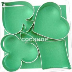 Card Suit Cookie Cutter Set