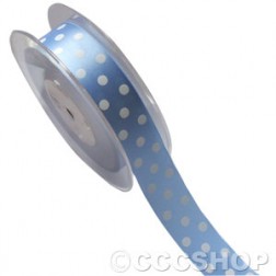 Blue Polka Dot Ribbon