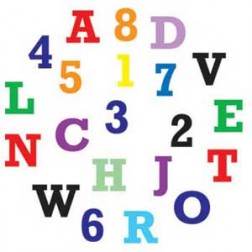 Alphabet & Number Upper Case Tappits