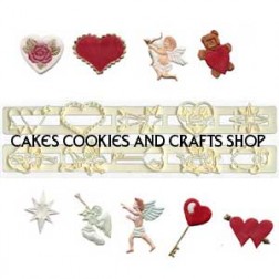 Hearts and Cherub Tappits