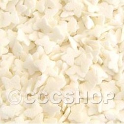 600g Pack White Butterfly Sprinkles