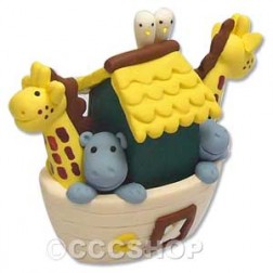 Noah's Ark Claydough Cake Decoration