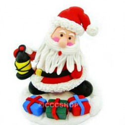 Santa Claydough Cake Decoration