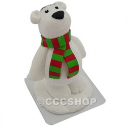 Polar Bear Claydough Cake Decoration