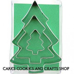 Christmas Tree Cookie Cutter Set