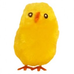 6 Easter Chenille Chicks