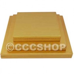 8 Inch Gold Square Cake Drum