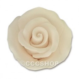 Handmade White Sugar Rose - Extra Small