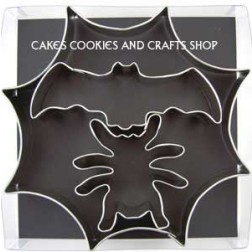 Spider, Web and Bat Set Cookie Cutters