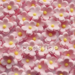 Mini Pink Sugar Flowers