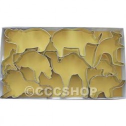 Zoo Animals Cookie Cutter Set