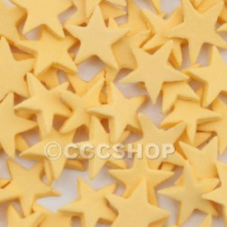 Gold Star Cake Decorations