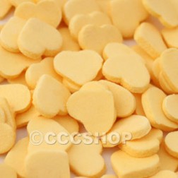 Gold Heart Cake Decorations
