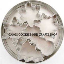 Mini Snowfall Cookie Cutter Set
