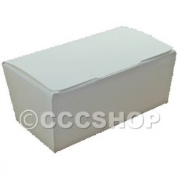 2 Chocolates White Ballotin Box