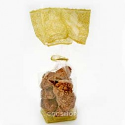 10 Gold Lace Cello Bag with base