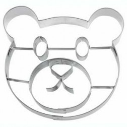 Teddy Bear Face S/S Cookie Cutter