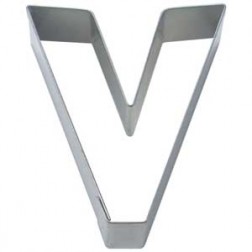 Letter V Cookie Cutter