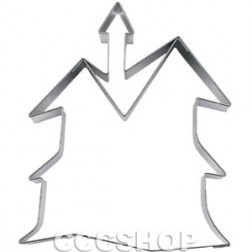 Haunted House Stainless Steel Cookie Cutter