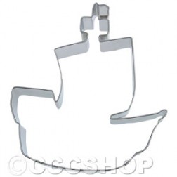 Pirate Ship Stainless Steel Cookie Cutter