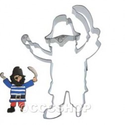 Pirate Cookie Cutter - Stainless Steel