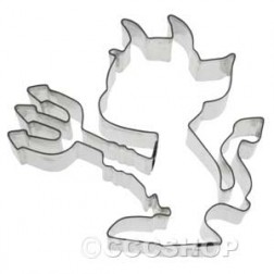 Devil Cookie Cutter - Stainless Steel